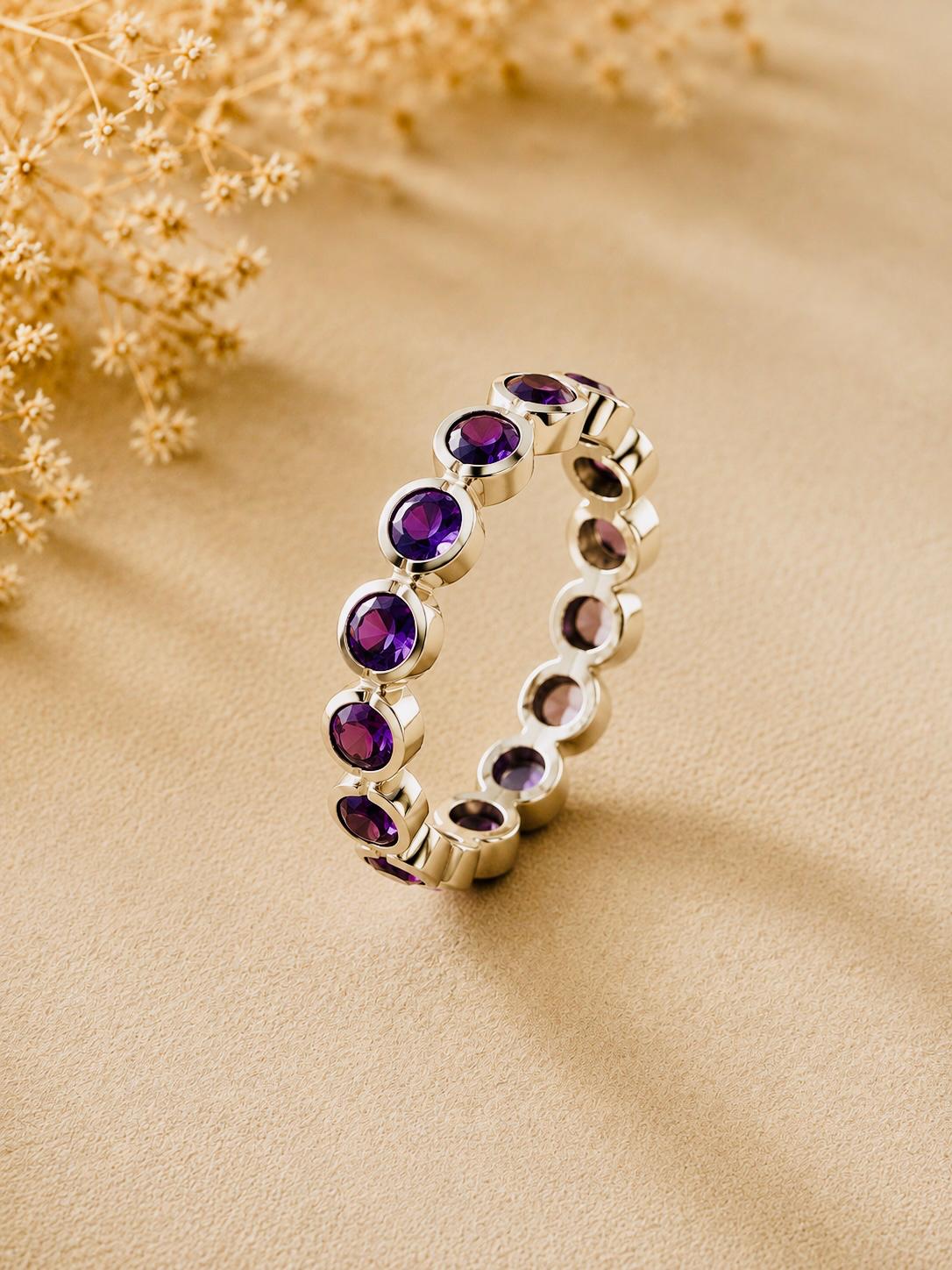 Eternity Amethyst Ring