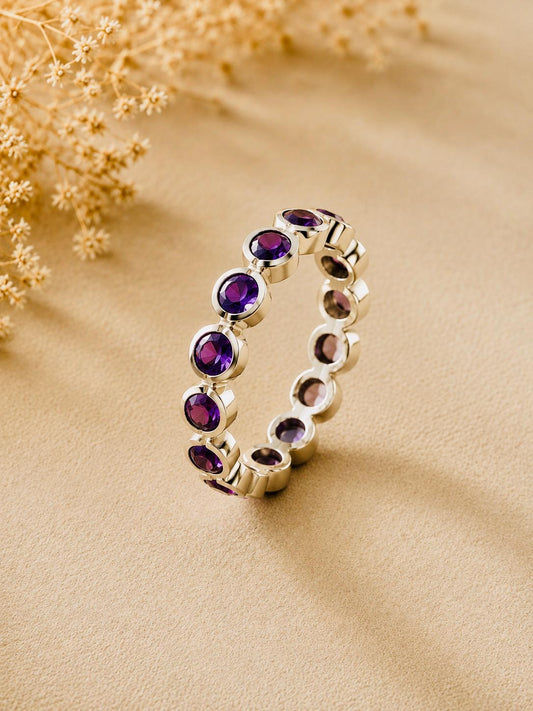 Eternity Amethyst Ring