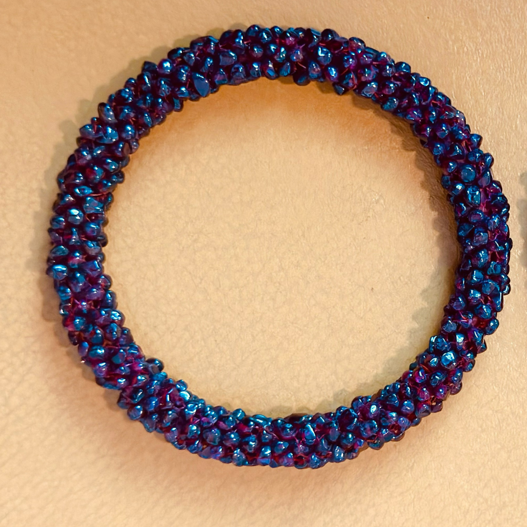 Garnet Bead Bracelet (L)