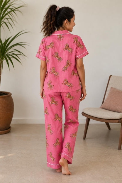 Tiger Tales Long PJ - Sunset Pink