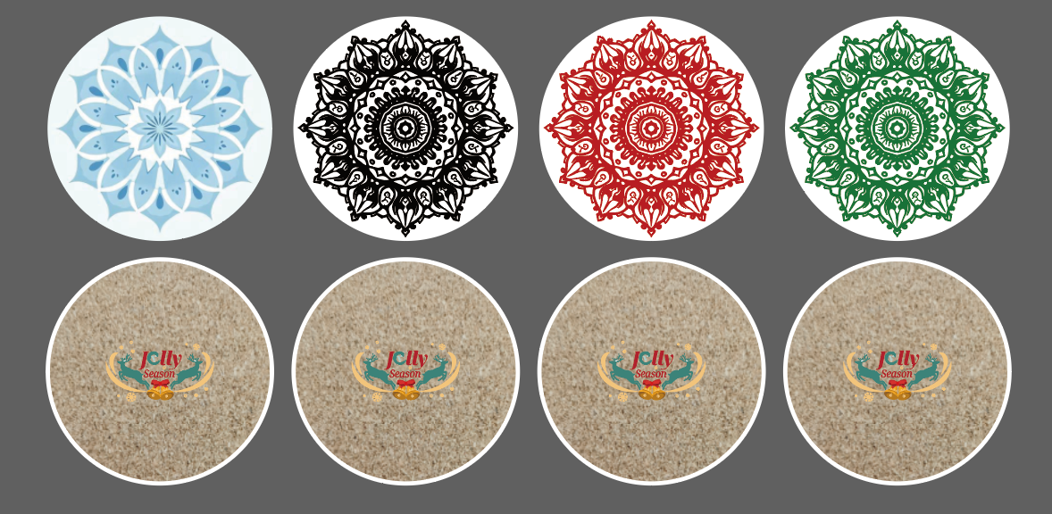 Merry Glaze Coaster Set