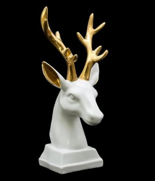 Deer-head Statue Bust