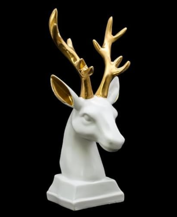 Deer-head Statue Bust