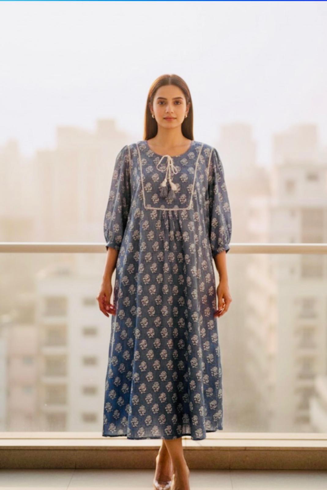 Monsoon Grey Midi