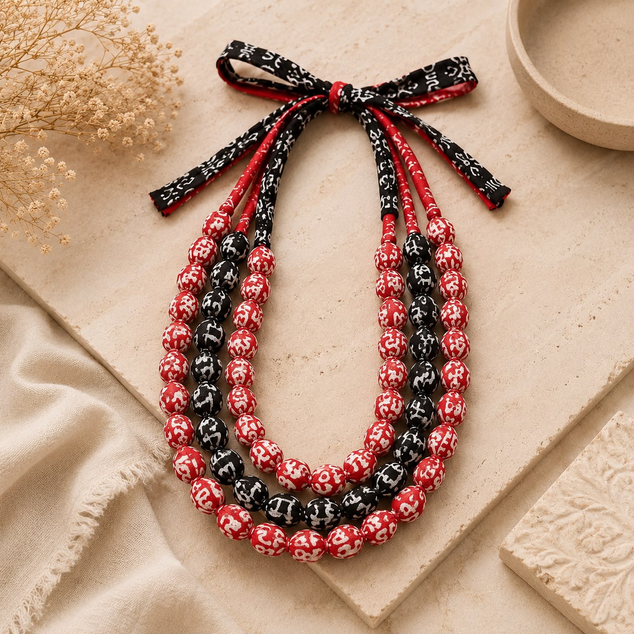 Hand Made Neck-pieces in Pure cotton fabric