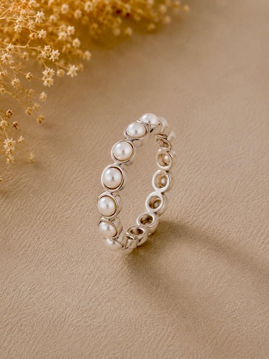 Eternity Pearl Ring