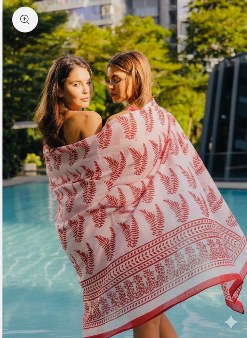 Crimson Kiss Sarongs