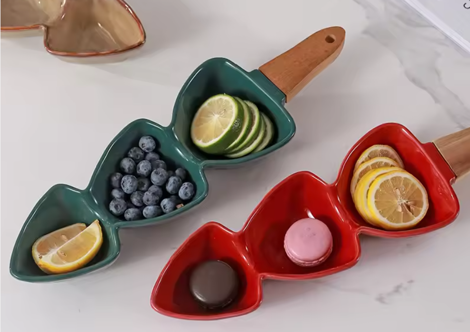 Trio Porcelain Serving Platters