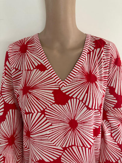 Scarlet Bloom Kaftan