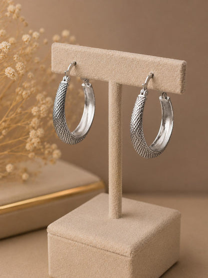 Charcoal Shadow Hoops