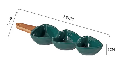 Trio Porcelain Serving Platters