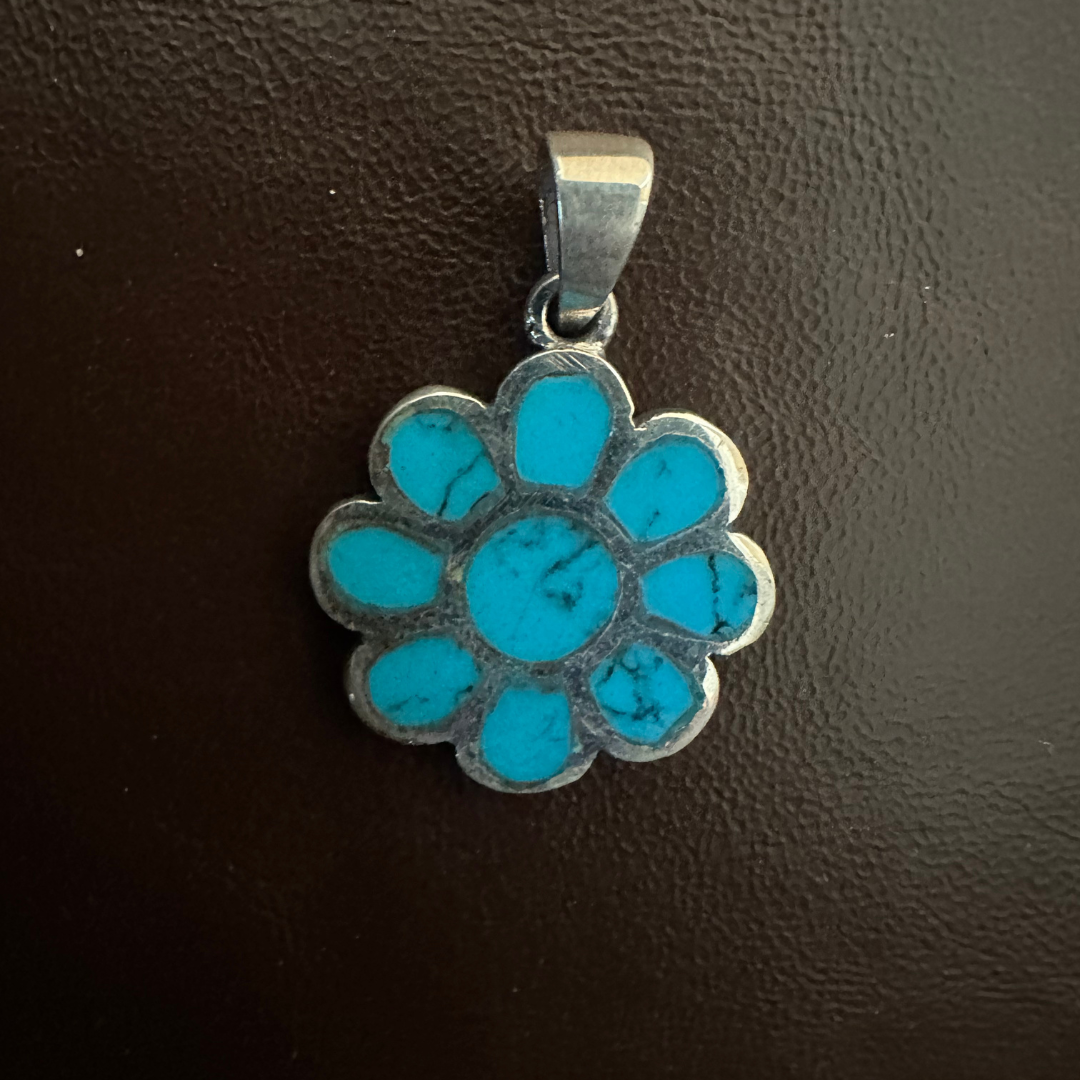 Azure Bloom Pendant