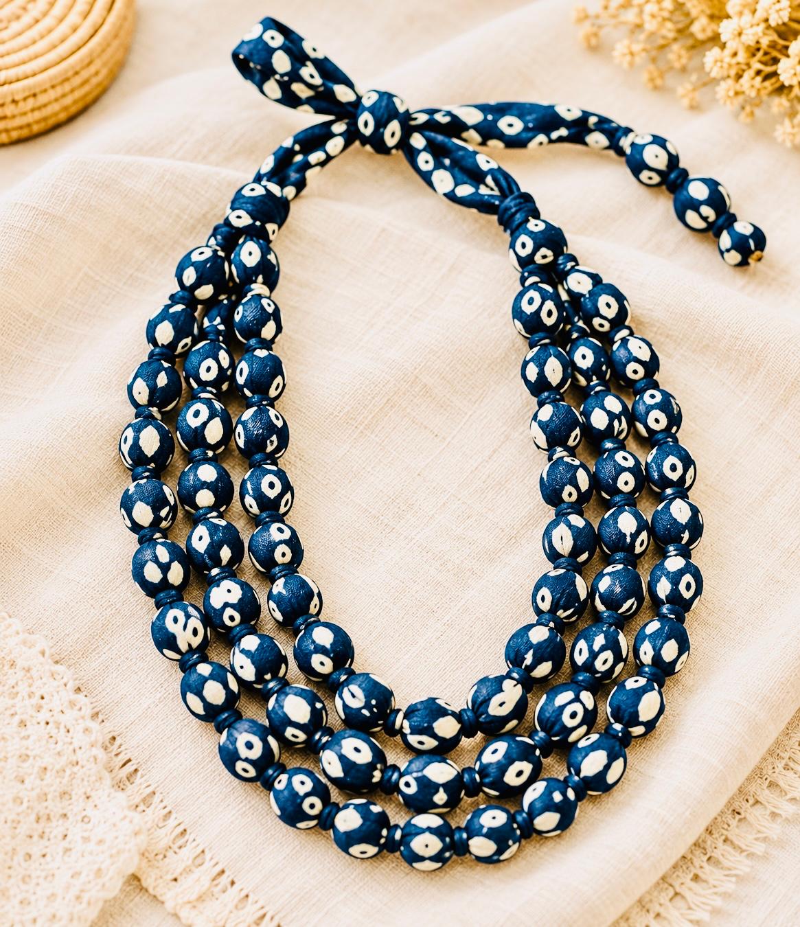 Hand Made Neck-pieces in Pure cotton fabric