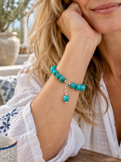 Turquoise Bead Bracelet