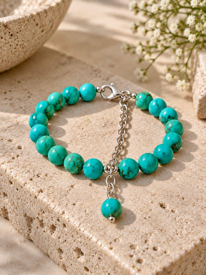 Turquoise Bead Bracelet